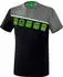Erima 5-C T-Shirt Kurzarmshirt grau/lime/schwarz