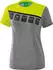 Erima 5-C T-Shirt Kurzarmshirt grau/lime/schwarz