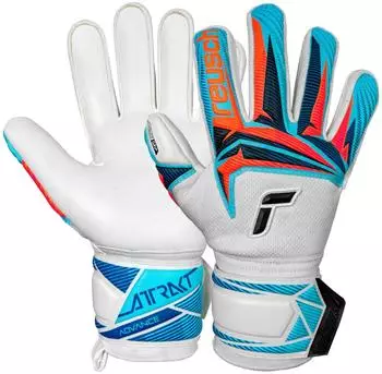Reusch Attrakt SpeedBump Torwarthandschuhe (5670039) weiß/hellblau