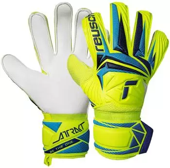 Reusch Attrakt Solid Torwarthandschuhe (5672815) gelb