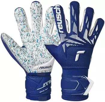 Reusch Attrakt Freegel Finger Support Torwarthandschuhe (5670990) weiß/blau