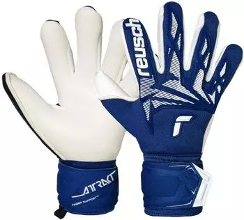 Reusch Attrakt Freegel Gold X Finger Support Junior (6424109) weiß/blau
