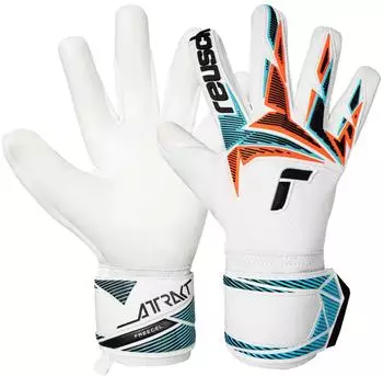 Reusch Attrakt Freegel Gold X Finger Support Junior (5670235) weiß
