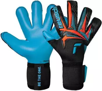 Reusch Attrakt Aqua Finger Support Torwarthandschuhe (6900461) schwarz/blau