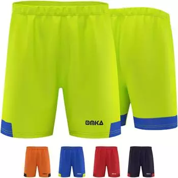 OMKA Fußballshorts Fitness Sporthose (ATB-8893) gelb/blau