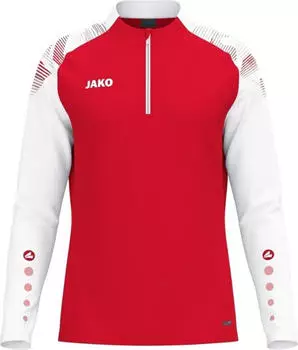 JAKO Sonic 1/4-Zip Sweatshirt (8626) rot/weiß