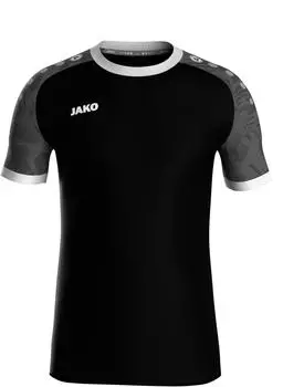 JAKO Shirt Iconic Ka (4224) schwarz/anthrazitgrau