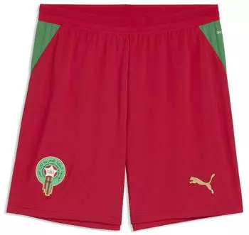 Puma Morocco 2025 Shorts Herren (778527) fast red victory gold beige