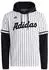 Adidas Dugout Pinstripe Kapuzentrikot White/Black (KC9962)