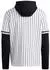 Adidas Dugout Pinstripe Kapuzentrikot White/Black (KC9962)
