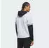 Adidas Dugout Pinstripe Kapuzentrikot White/Black (KC9962)