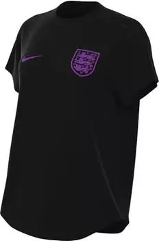 Nike One Dri-Fit Fu&szlig;ball-Kurzarmshirt Relaxed Fit (HF4917-010) schwarz/vivid purple