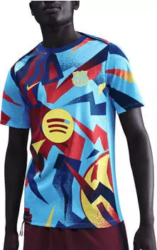 Nike Academy Pro Fourth Dri-FIT Fu&szlig;ball Pre-Match-Oberteil (FZ1338-413) blau