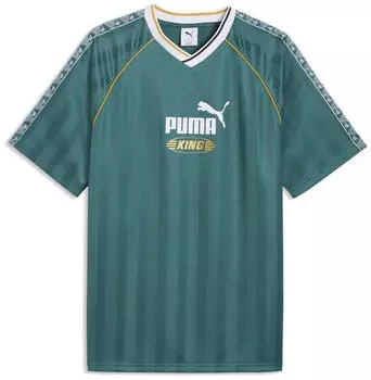 Puma KING Relaxed Fu&szlig;balltrikot Unisex Gr&uuml;n Green (632563_41)