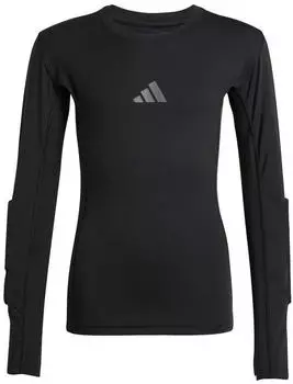 Adidas Kinder Torwart Unterziehshirt GK Padded Baselayer LS Y KA1678 Black