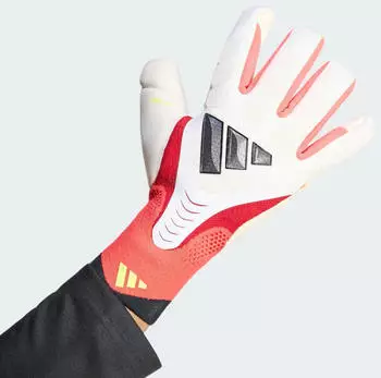 Adidas Predator Pro Hybrid Strap Torwarthandschuhe white/lucid red/black