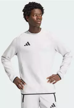 Adidas Tiro Travel Sweatshirt (KD3323) team light grey/schwarz
