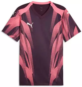 Puma teamFINAL Graphic+ Jersey (706654) midnight plum/puma white/magic rose