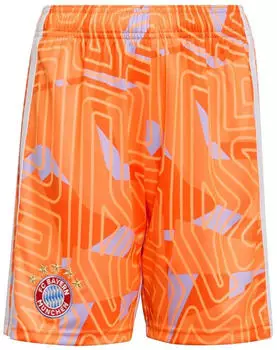 Adidas FC Bayern M&uuml;nchen Torwartshort 26-27 Regular (Kinder) orange