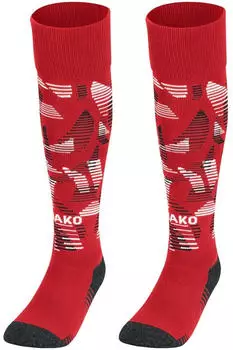 JAKO Sonic Stutzenstrumpf Regular Fit (3826) rot/schwarz/wei&szlig;