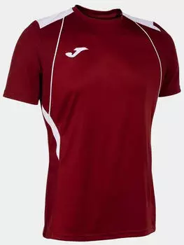 Joma Championship VII Kurzarmshirt (103081.672) burgunderrot/wei&szlig;