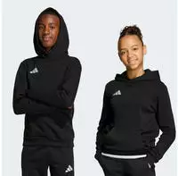 adidas Entrada 26 Hoodie Kinder - black/white - 104