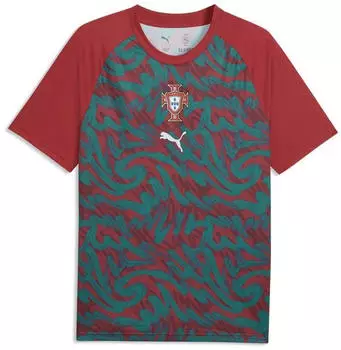 Puma Warm Up 1/4 Zip Top (784788) rot/gr&uuml;n