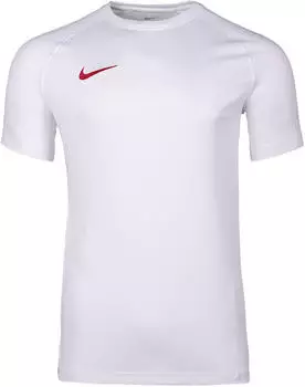 Nike Dri-Fit Park VIII Fu&szlig;balltrikot Kurzarm (HV8173) wei&szlig;/university red