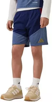 Adidas Teamline Sports Shorts (KF1017) taubenblau/dunkelblau/rot