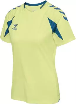 Hummel hmlCORE 2.0 Trikot Kurzarm Damen (230828) hellgelb/blau