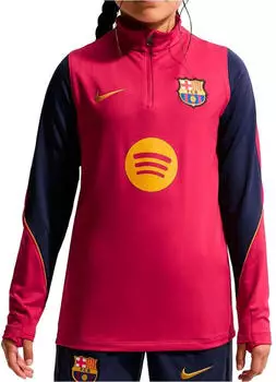 Nike FC Barcelona Strike Dri-FIT Fu&szlig;ball-Drill-Oberteil &auml;ltere Kinder (II2421-621) noble red/blackened blue/mineral yellow