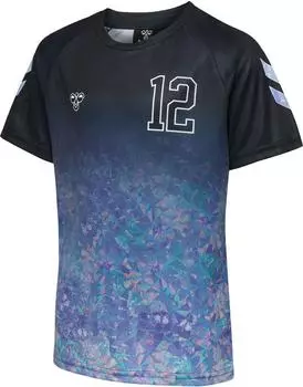 Hummel hmlShimmer T-Shirt und Shorts Set (228902) schwarz/blau