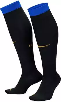Nike Inter Milan Fast Home Grip Socks (IQ6760-010) black/lyon blue/university gold