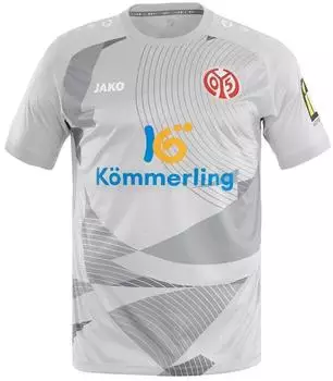 JAKO Mainz 05 TW Trikot Away (MZ8925A-656M) hellgrau