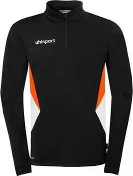 Uhlsport Equipe 29 Half Zip Sweatshirt (100237701) schwarz/weiß/fluo orange