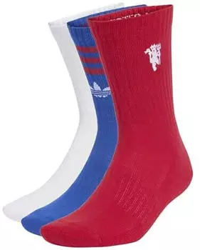 Adidas Socks 3PP (KQ5128) mufc red/team royal blue/white