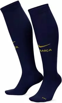 Nike FC Barcelona Fast Torwart Heim-Stutzenstrümpfe (IM3553-498) blackened blue/mineral yellow