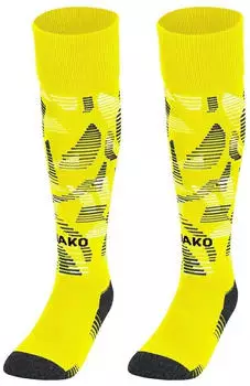 JAKO Sonic Stutzenstrumpf Regular Fit (3826) neongelb/schwarz/wei&szlig;