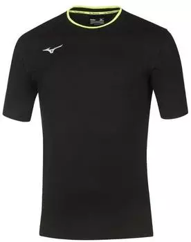 Mizuno Tee JR T-Shirt (32EA0B01C) black/yellow fluo