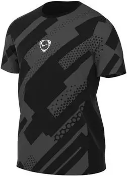 Nike Academy Plus Short Sleeve AOP GX Fu&szlig;balltrikot (IM3991-010) black/cool grey/white