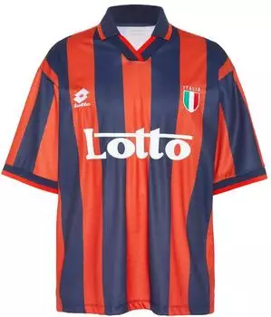 Lotto Calcio '93 Fu&szlig;balltrikot im Retro Design (65347348) navy/hellgr&uuml;n/hummer/wei&szlig;