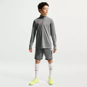 Nike Academy Dri-FIT Fu&szlig;ball-Shorts ca. 18 cm; &auml;ltere Kinder (IF2770-013) smoke grey/white/hot punch