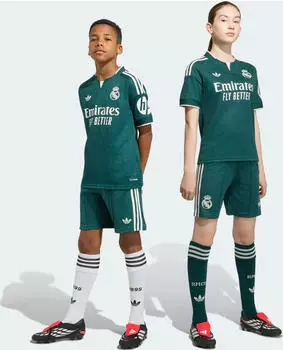 Adidas Away Shorts 2026-27 Kids (KC3974) aurora ivy