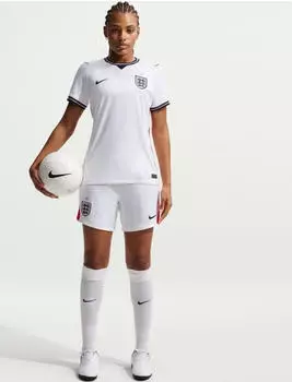 Nike England 2026 Home Stadium Dri-FIT Replica Fu&szlig;ballshorts (IB4593-100) white/speed red/obsidian
