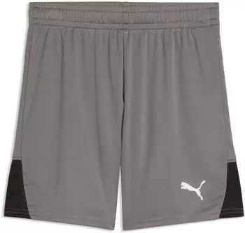 Puma teamLIGA26 Shorts Jr (706555) flat medium gray/puma white/puma black