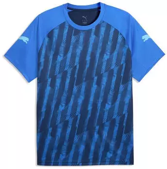 Puma Individualliga Graphic Jersey Trainingsshirt (660578_05) persian blue luminous ultra