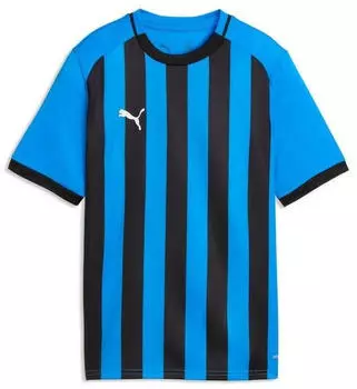 Puma teamLIGA26 Gestreiftes Trikot Jr (706551) electro royal/puma white/puma black