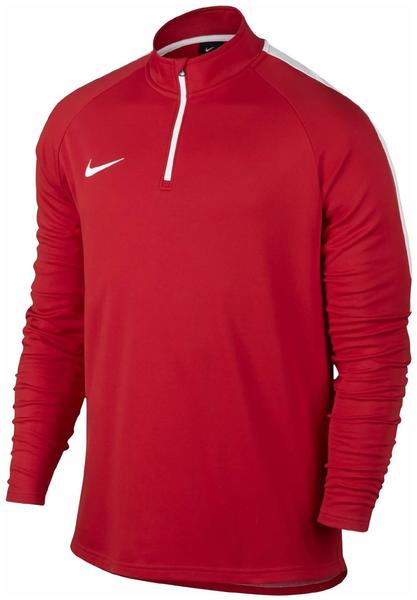 Nike Dri-FIT Academy Fußballoberteil mit Kurzreißverschluss university red/white