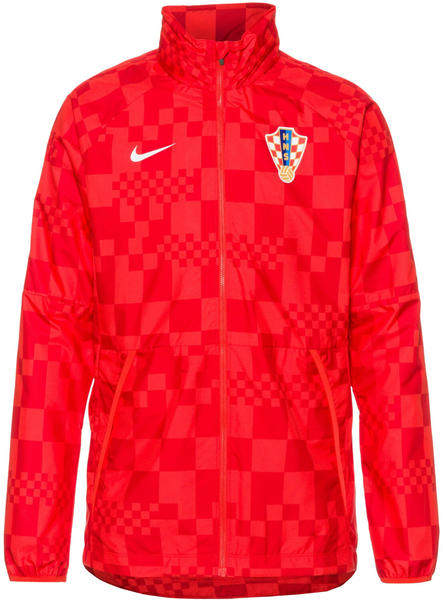 Nike Water-Repellent Football Jacket Croatia (CN7065) light crimson/white