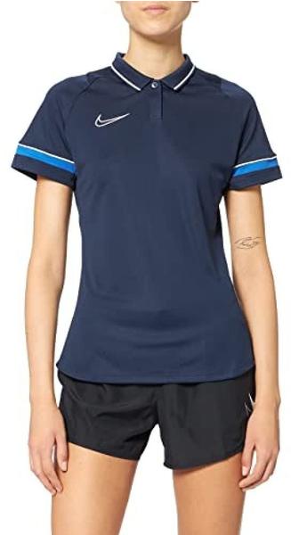 Nike Academy 21 Women Polo-Shirt (CV2673) white/black/black/black